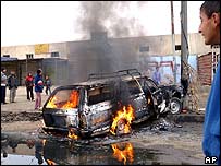 Cena do ataque em Bagdá