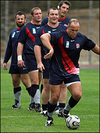 England have been practising with the wrong shaped ball