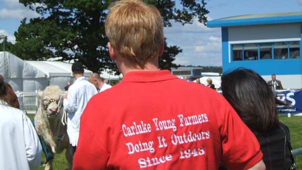 The Young Farmers have a strong presence at the Show.