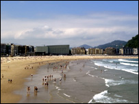 Spanish resort beach