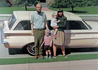 Robert Bechtle. ‘61 Pontiac, 1968–69. Oil on canvas. © Robert Bechtle, Courtesy Whitney Museum of American Art, New York.