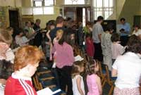 Oedfa bore Sul yn Minny Street oddi ar gwefan y capel