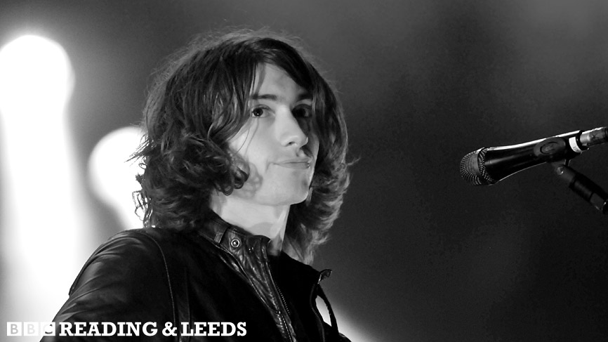 Arctic Monkeys on the main stage at Reading