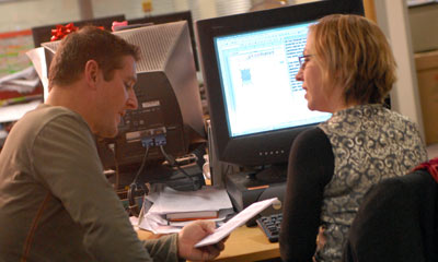 Lowri receives the challenge