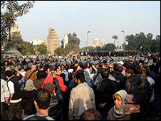 Manifestantes no Egito (foto: Hany El Zorkany)
