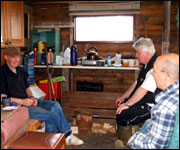 Rab, John and Billy take a tea break