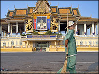 Královský palác v Kambodži