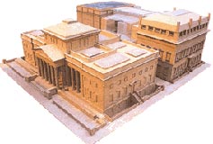 An artist's image of the Manchester Art Gallery.