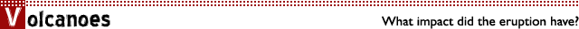 Volcanoes - Impact