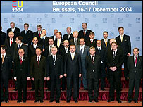 2004'de Brüksel'deki Avrupa Birliği zirvesi