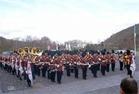 Y band yn yr Amgueddfa Lechi