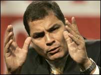 Rafael Correa em Lima