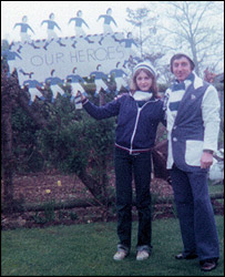 Derek Cowie and his daughter Alison
