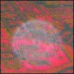 Close-up of the same 'orb'