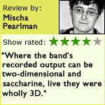 Graphic: Mischa gives The Thrills four stars.