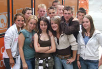 Disgyblion Ysgol Dyffryn Nantlle