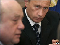 पुतिन और फ़्रैदकौफ़