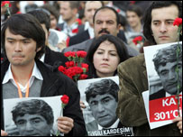 Hrant Dink'in ardından yürüyüş
