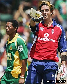 Kevin Pietersen on the 2004-05 tour of South Africa