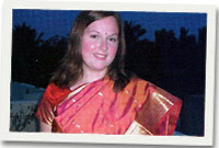 Heulwen Rees yn yr India