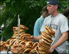 Pretzel seller