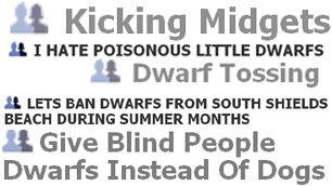 A montage of group names from Facebook, as mentioned here by Tom Shakespeare