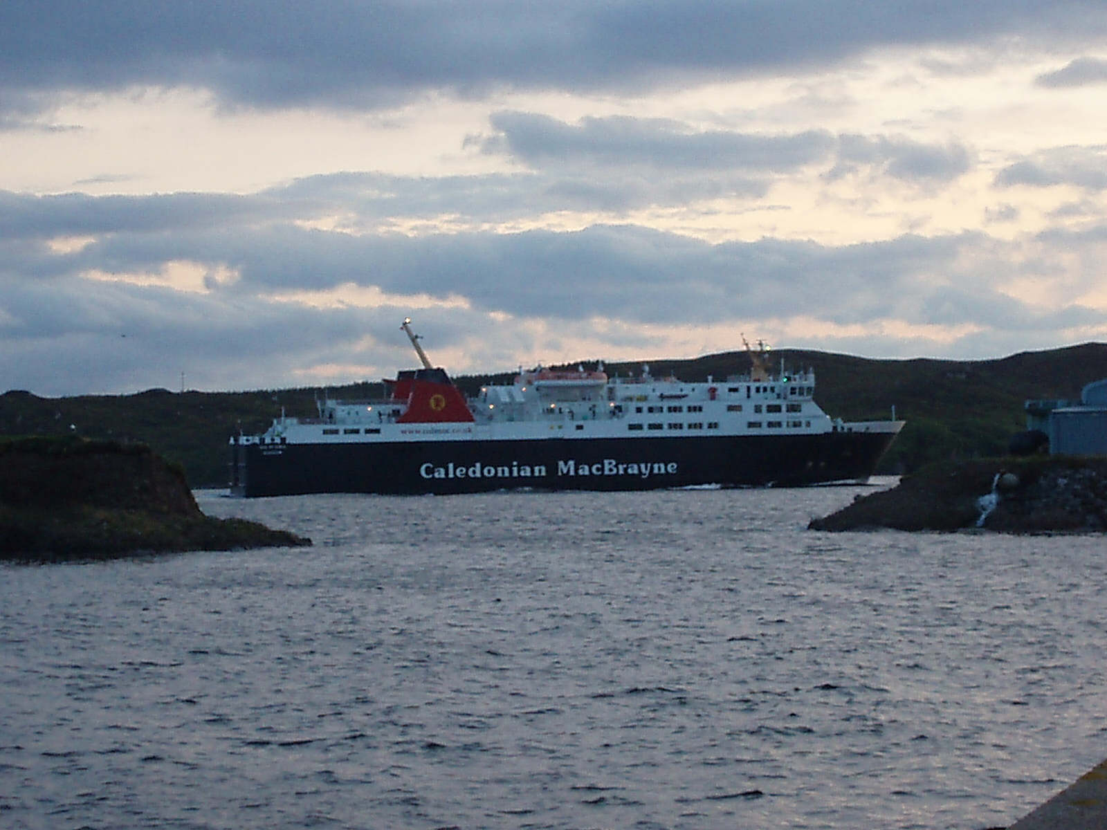 The island off Goat Island is normally linked to the latter - not that evening