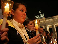 مراسم بزرگداشت سالگرد پايان جنگ جهانی دوم در برلين