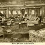 The First Saloon Music Room aboard the P.& O. S.S. Rajputana The First Saloon Music Room aboard the P.& O. S.S. Rajputana