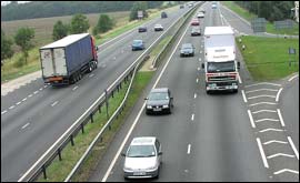 Traffic on the A14