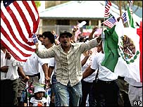 Göçmen göstericiler