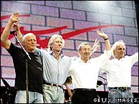 Pink Floyd voltou apenas para o Live 8 em Londres