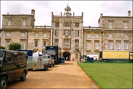Film crews descend on Wilton House...
