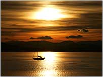 Sunset on Moray Firth c/o Charlie Phillips