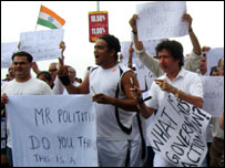 Biểu tình ở Mumbai