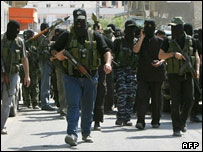 Militantes do Hamas em Gaza