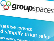 Screenshot of GroupSpaces site