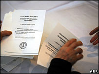 Sérvia inicia contagem de votos