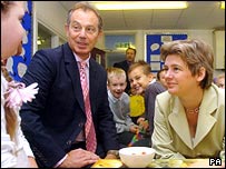 Tony Blair e Ruth Kelly