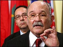 جنرل اسمبلی کے صدر میگوئیل ڈی ایسکوٹو براکمین: فائل فوٹو