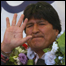 O presidente da Bolívia, Evo Morales