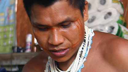 Marubo shaman Robson