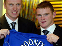 鲁尼曾效力埃弗顿