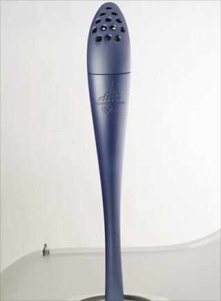 Photo: The torch design for the 2006 Winter Games