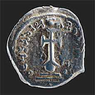Image of a Byzantine coin
