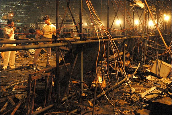 मेरठ में हादसे के बाद का मंज़र