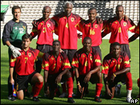 Jogadores de Angola