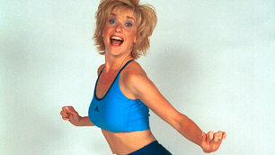 Absolutely Fabulous' Bubble (Jane Horrocks) exercises