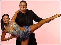 Darren Gough and Lilia Kopylova