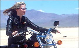 Biker babe